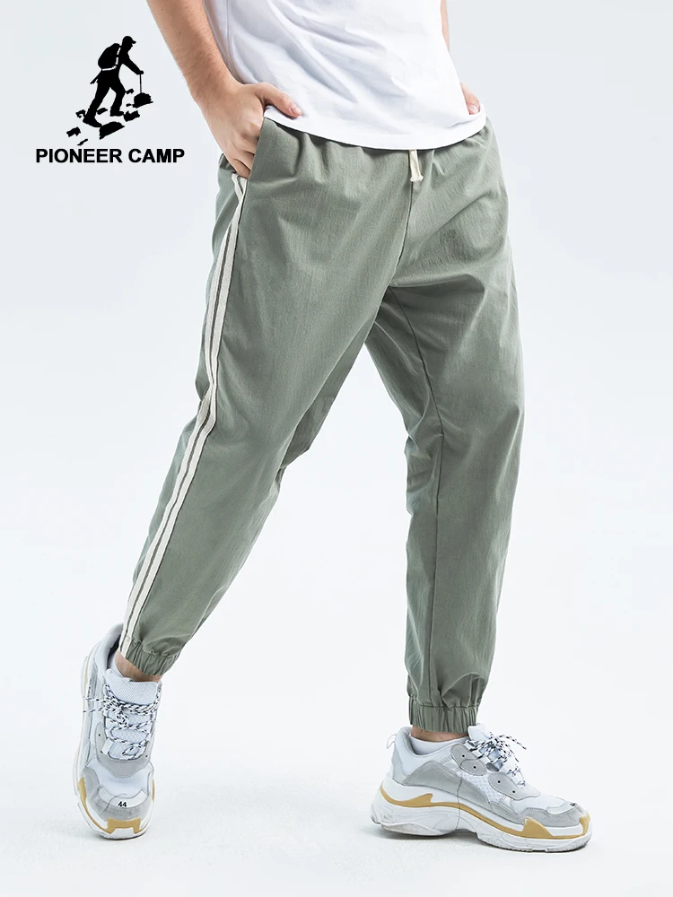 Günstige Pioneer Camp 2019 Frühling Sommer Neue Casual Hosen Männer Baumwolle Slim Fit Patchwork Mode Hosen Männlichen Marke Kleidung AXX901043