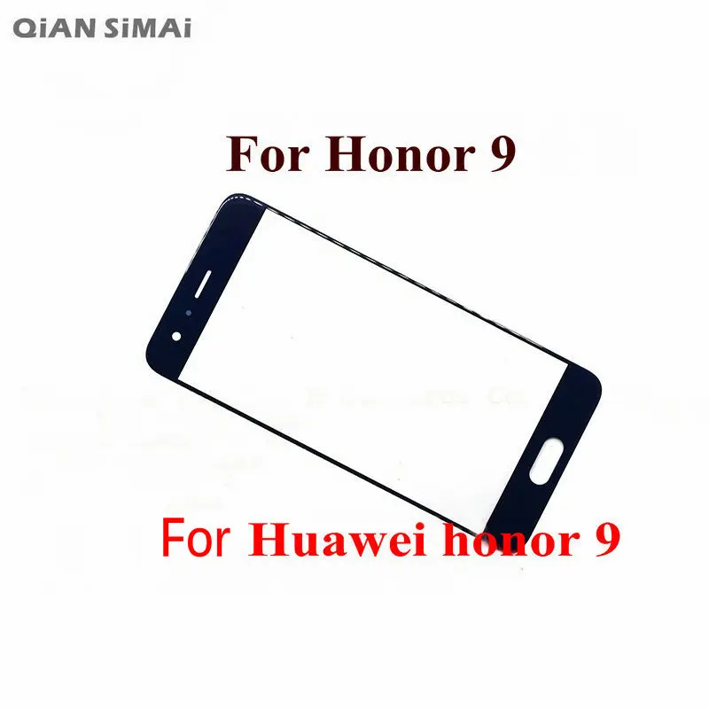 QiAN SiMAi! Для телефона huawei Honor 9 Новое переднее внешнее стекло сенсорный экран(без дигитайзера) Ремонт объектива 1 шт