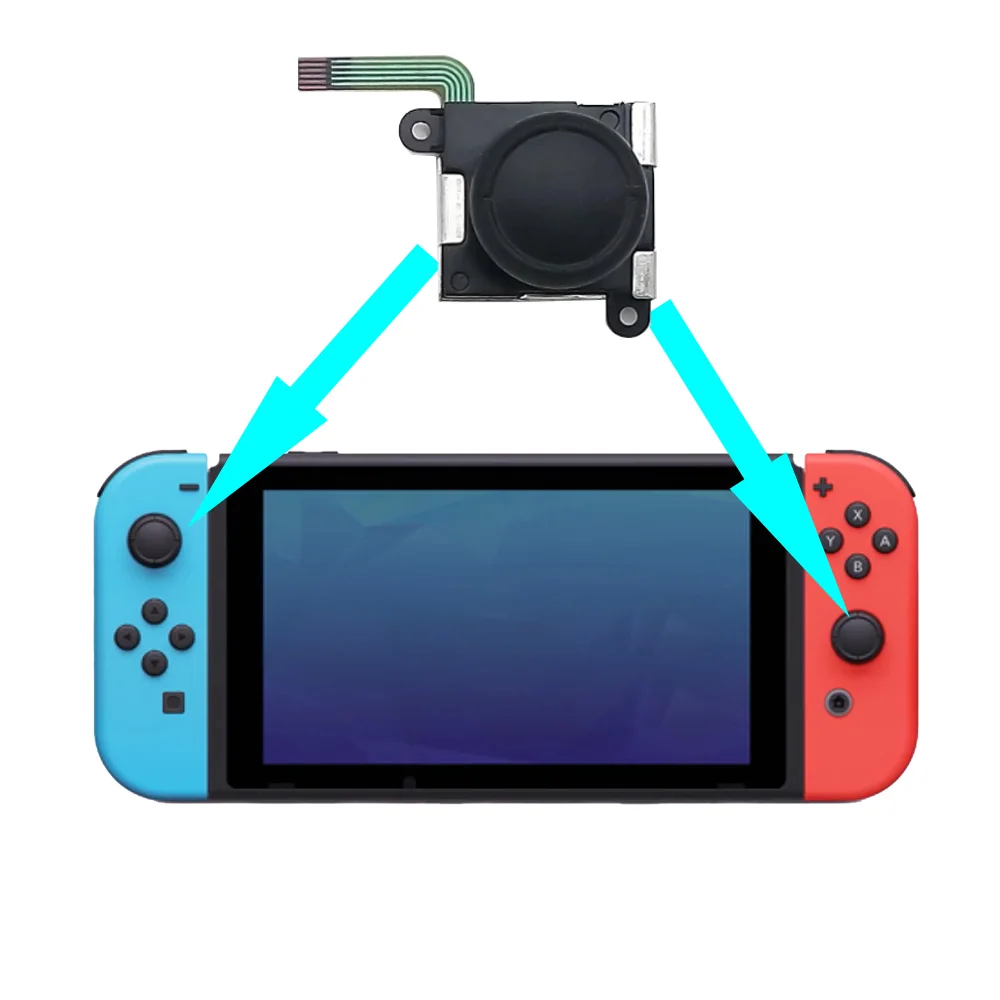 3D Left or Right Replacement Analog Joystick for Nintendo Switch Joy