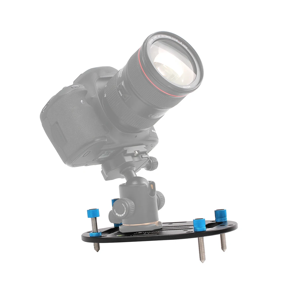 

Low Tripod Compact Universal Mounting Plate Mini Tripod Camera Low Angle Shots and Macro Shooting for DSLR Canon Nikon
