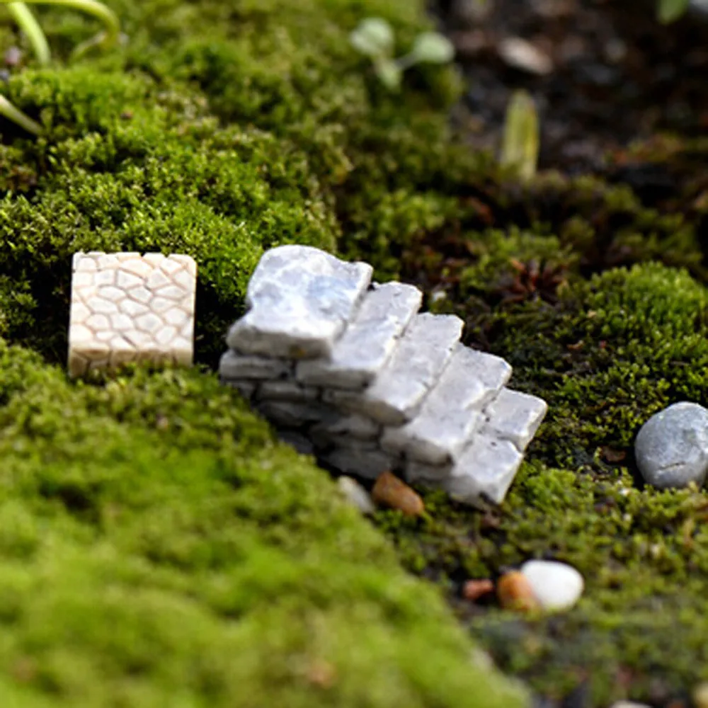 

Cute Miniature Stone Straight Bridge Stairs Home Decor Fairy Ornament Garden Home Decoration F8233