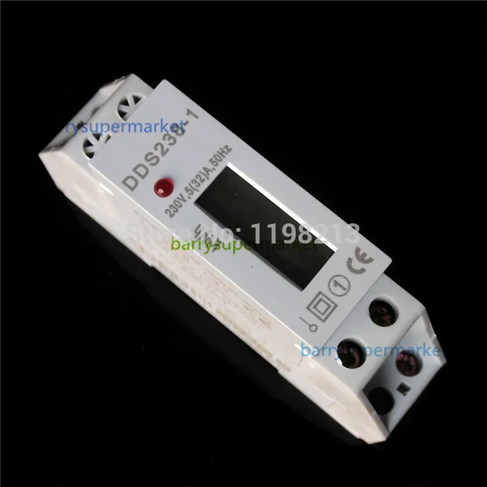 

DDS238-1 5(32)A 230V 50HZ Single phase Din rail KWH Watt hour din-rail energy meter LCD Energy Meters tester monitor checker