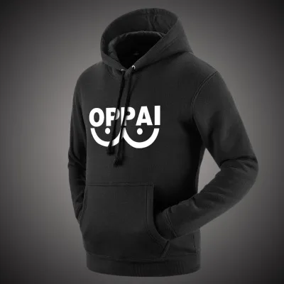 Черный Одна Толстовка Oppai японский аниме Сайтама костюм кота-учителя один удар Человек Куртка Пальто Мода Мужчины Женщины Толстовка - Цвет: Черный