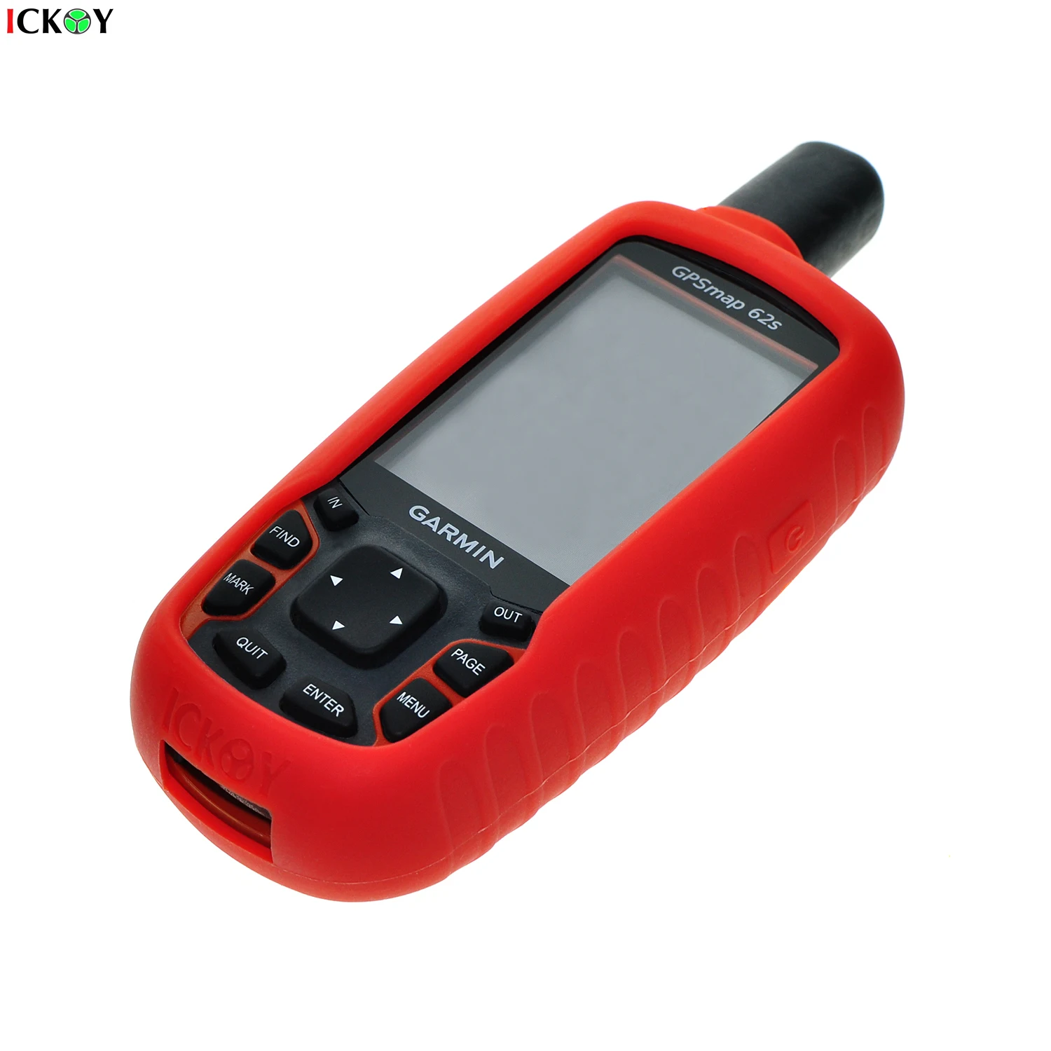GPS Handset Navigation System Soft Silicone Skin Protective Cover 64s kwmobile Case for Garmin GPSMAP 64 Red 64st 