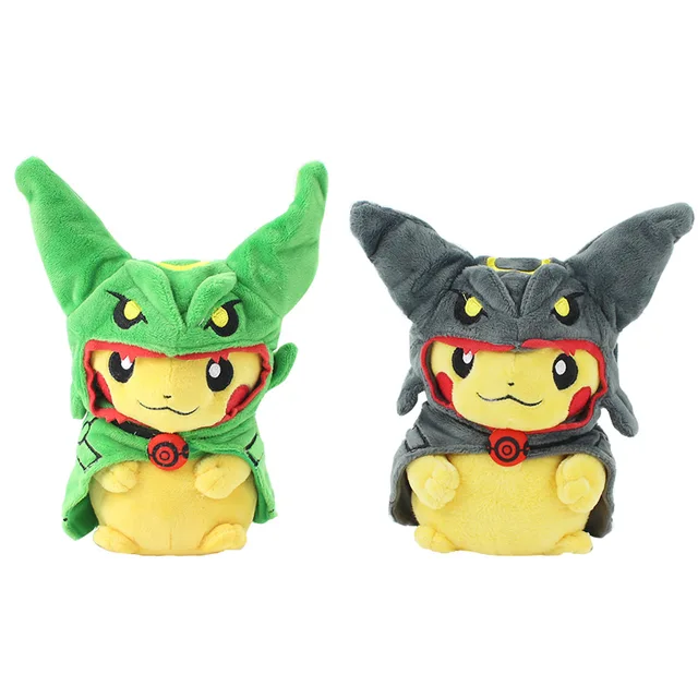 pikachu rayquaza plush