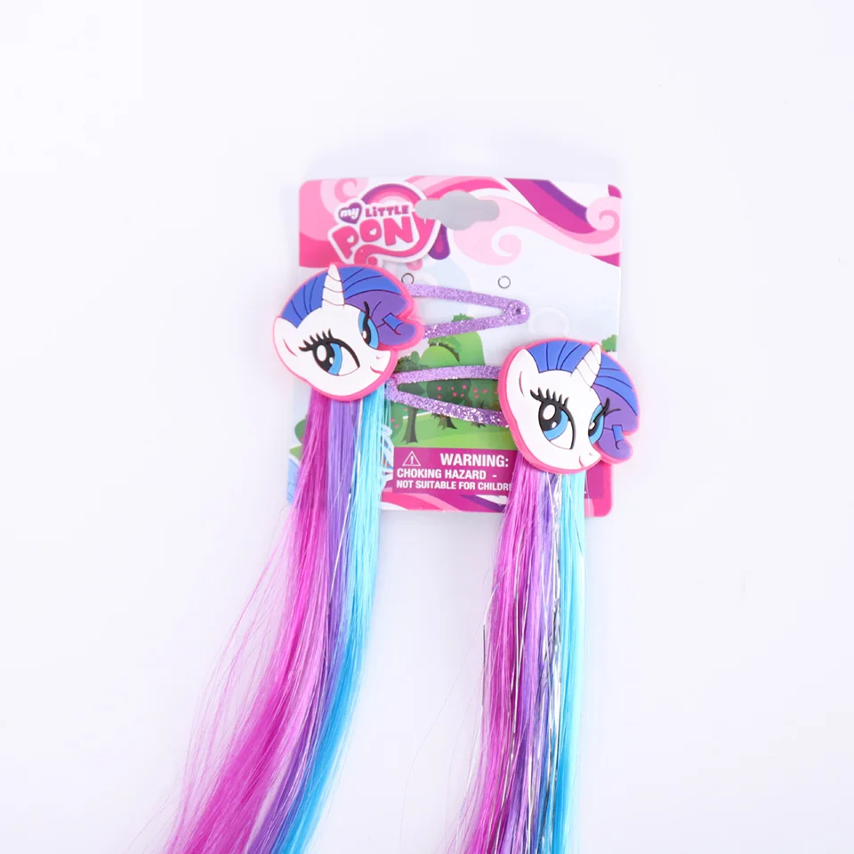 MEIFAN детские заколки для волос My Little Poni мультяшная заколка с длинной красочной