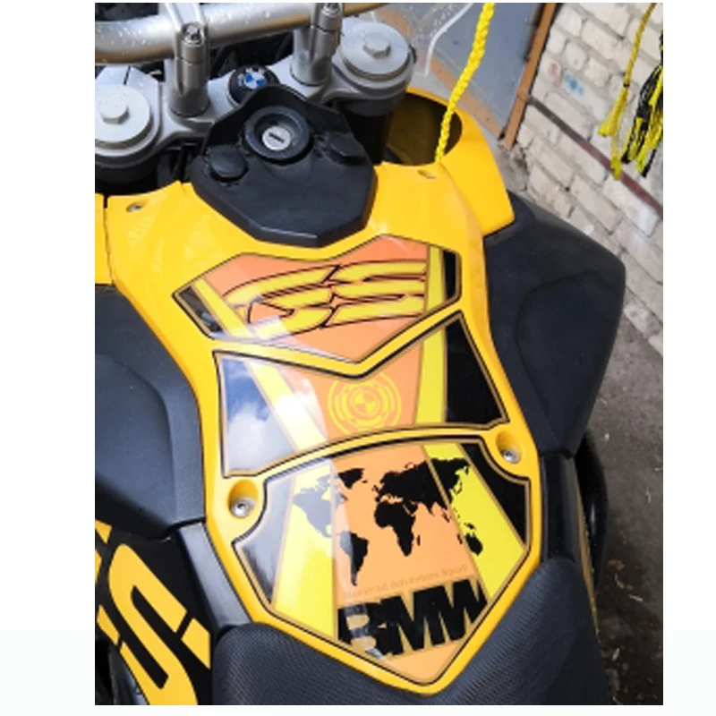 

High quality Motorcycle Tank Pad Protector Sticker Fish Bone Sticker For BMW F700GS 12-15 F650GS F800GS 08-12