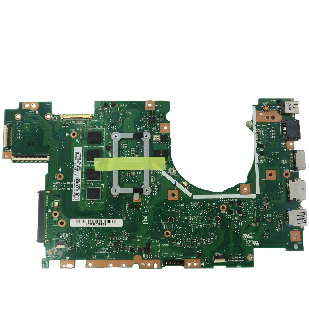 Ideal  X502CA Motherboard with I5-3317 CPU 4GB memory Mainboard For ASUS X502CA X502C F502CA X402C F402CA 