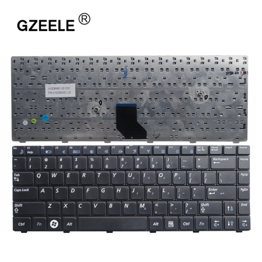 Клавиатура GZEELE US для samsung NP-R522 NP-R520 R520 R522 R522H R518 R550 R450 R513 R515 Клавиатура для ноутбука английская версия США черная