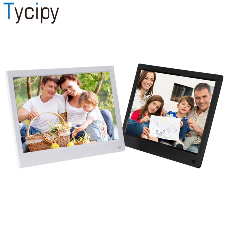 

Tycipy Wifi Photo Frame LCD Digital LED Electronic Screen Photo Frame for Music Mp3 Video Playback Mp4 with Remote Control