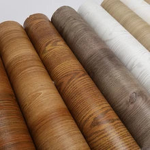 Практичная мебель DIY Декор ПВХ самоклеющиеся деревянные обои наклейка для дома Наклейка для ремонта стола шкафа водонепроницаемая пленка