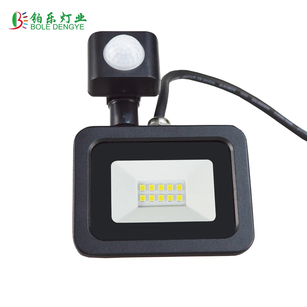 

Motion Sensor LED Flood Light Waterproof IP65 10W 20W Reflector Floodlight Lamp AC 220V focos Led Exterior Spot Outdoor Light