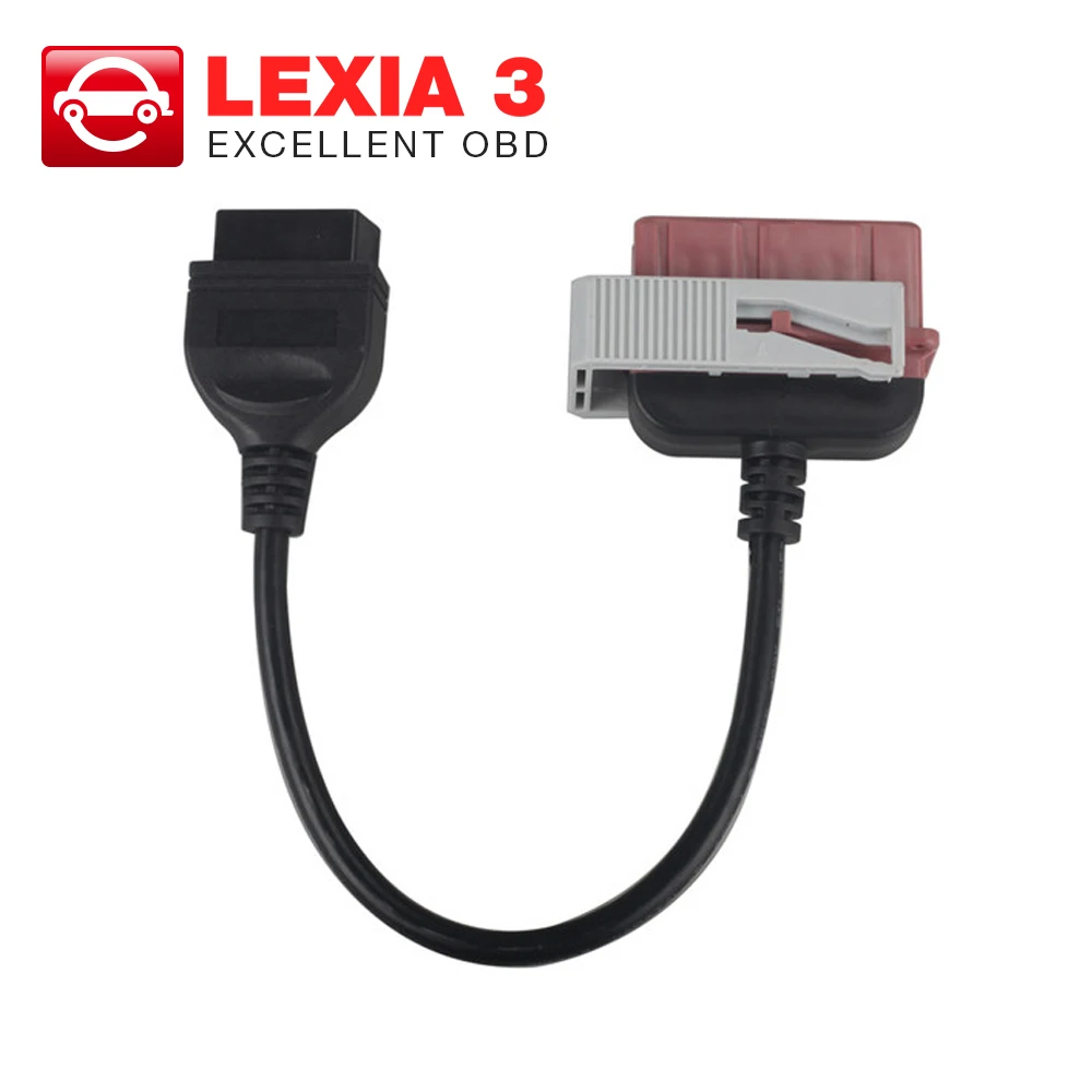 Высокое качество Lexia3 30pin кабель Lexia-3 PSA 30pin кабель Lexia 3 30 pin к OBD 16 pin кабель