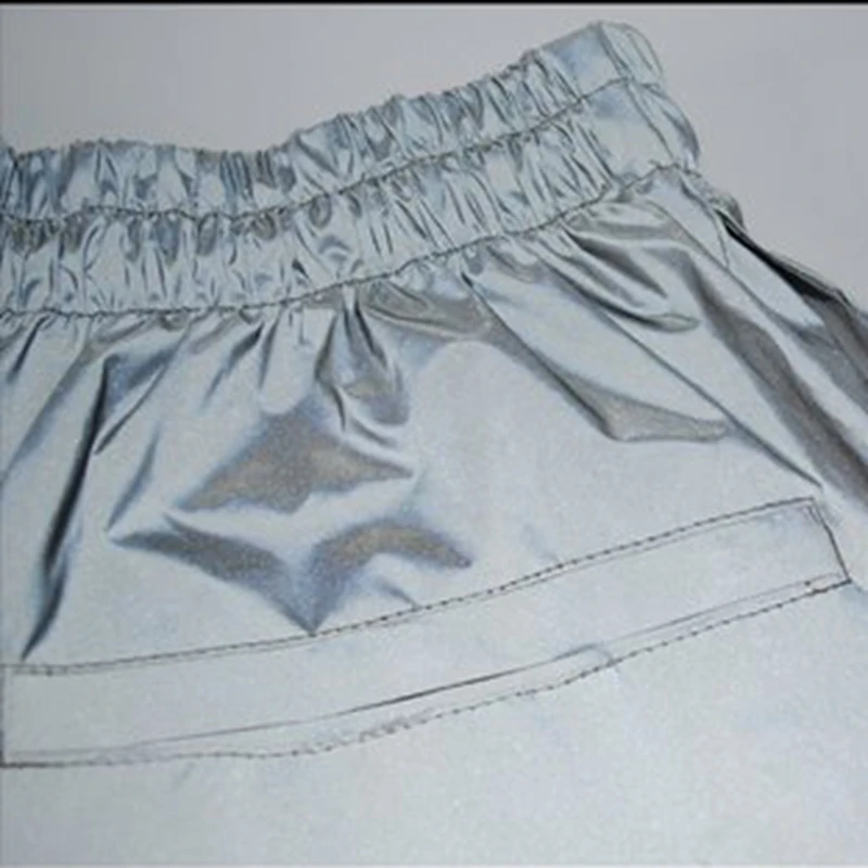 Крутые 3M Светоотражающие штаны для бега в стиле хип-хоп, танцевальные флуоресцентные брюки, Повседневная Уличная одежда, Ночной светильник, блестящие длинные штаны