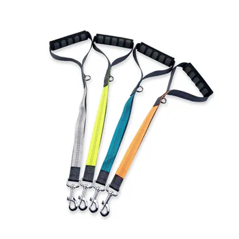 

Short dog leash One step traction rope reflective dog lead soft Foam handle pet leashes with D ring for small Medium Large dogs