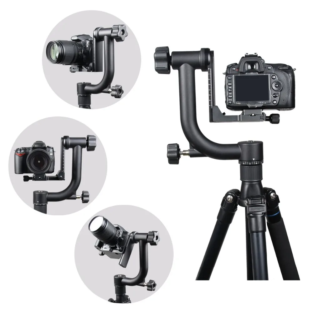 Professional Gimbal Bird Watching Tripod Panoramic 360 degree flexible