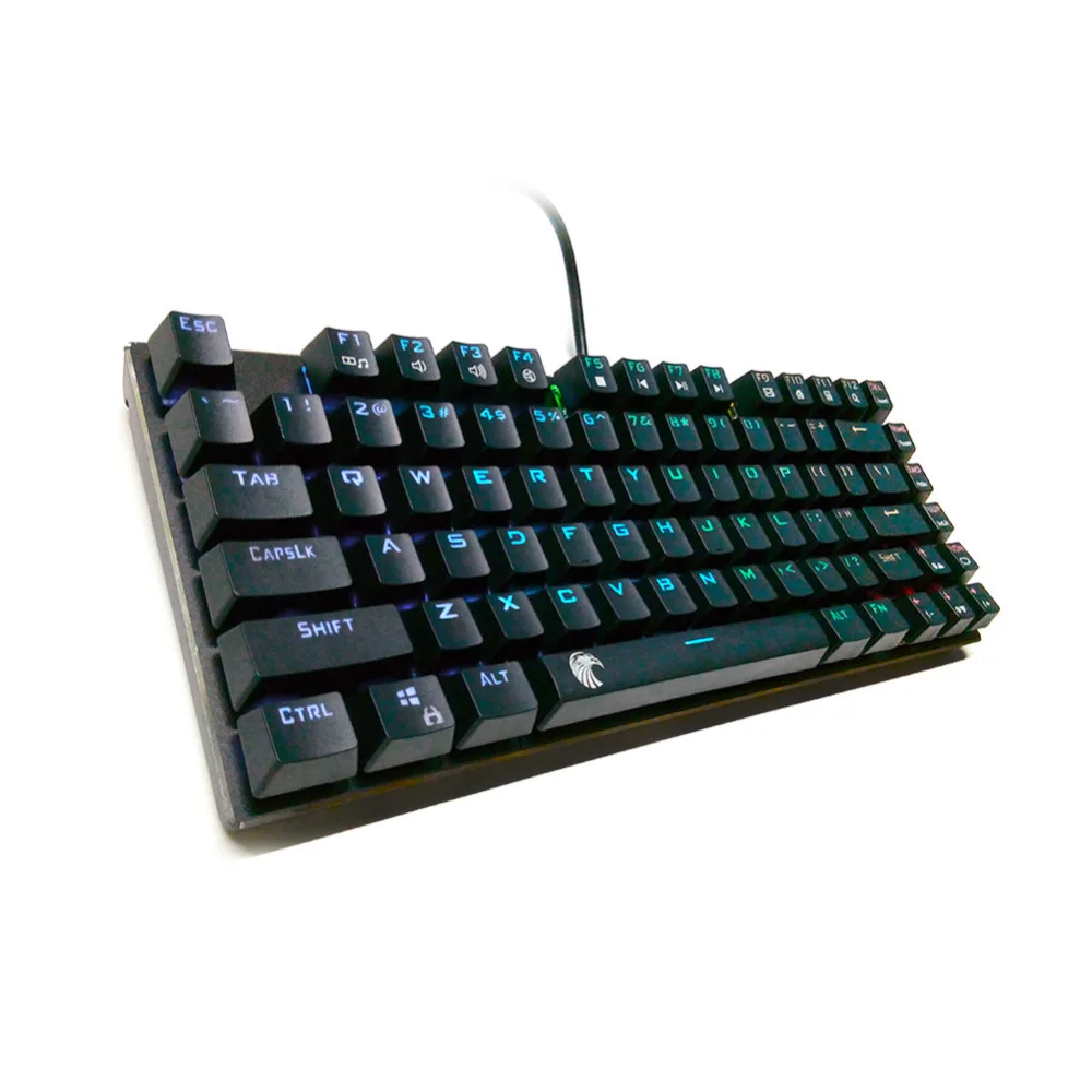 Z88 компактная механическая клавиатура для игр 81 клавиша RGB со светодиодной