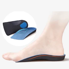 Новинка года Кемпинг пеший Туризм Прогулки 1 пара 3D Премиум 3/4 ортопедические стельки обуви Подушки арки поддержка плоские ноги Pronation Бе