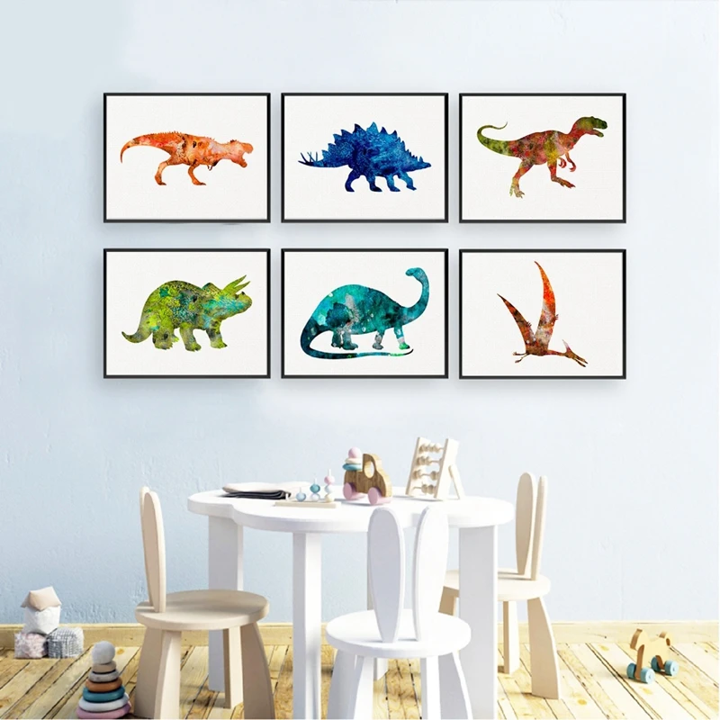 Dinosaur Painting Home Decoration