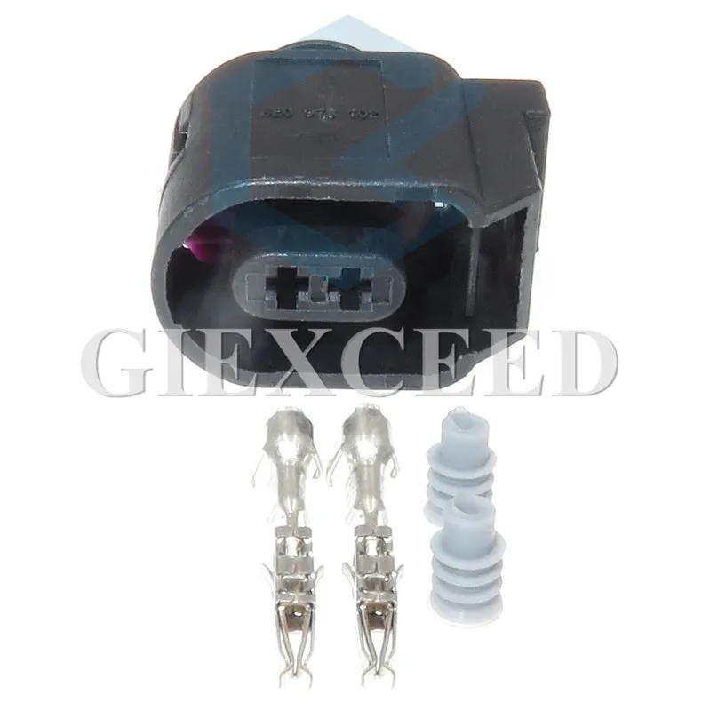 

2 Sets 2 Pin 6E0 973 702 Sealed Rear ABS Sensor Connector Plug Wiring Socket For VW Audi Phaeton