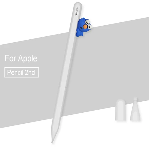 Забавный силиконовый чехол для Apple iPad Pro Pencil 2-го поколения планшет пенал рукав для iPad Pro ручка стилус защитный чехол - Цвет: style D