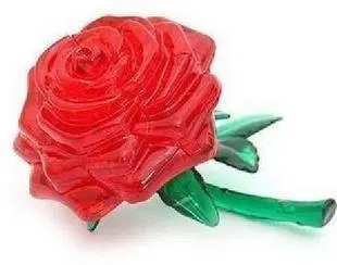 DIY TOY for Children and Grownups 3D Crystal Puzzle (rose flower) Educational toy DIY TOY for Children and Grownups 3D Crystal Puzzle (rose flower) Educational toy