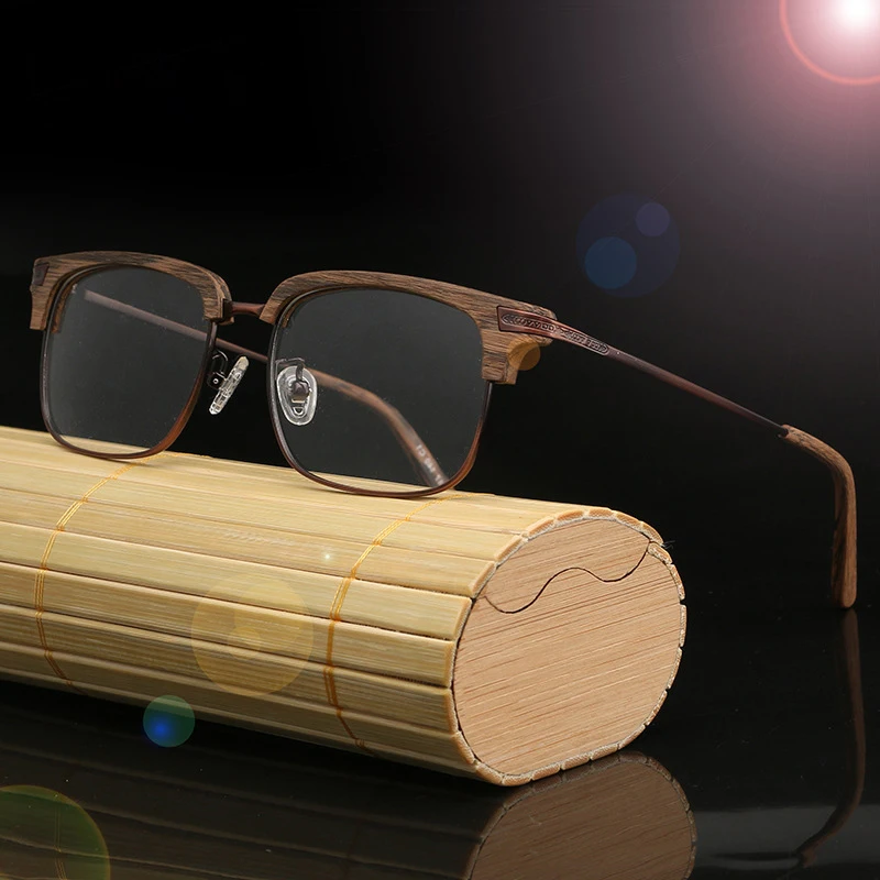 Wooden Eyeglass Frames for Men Optical Glasses Women Full Frame