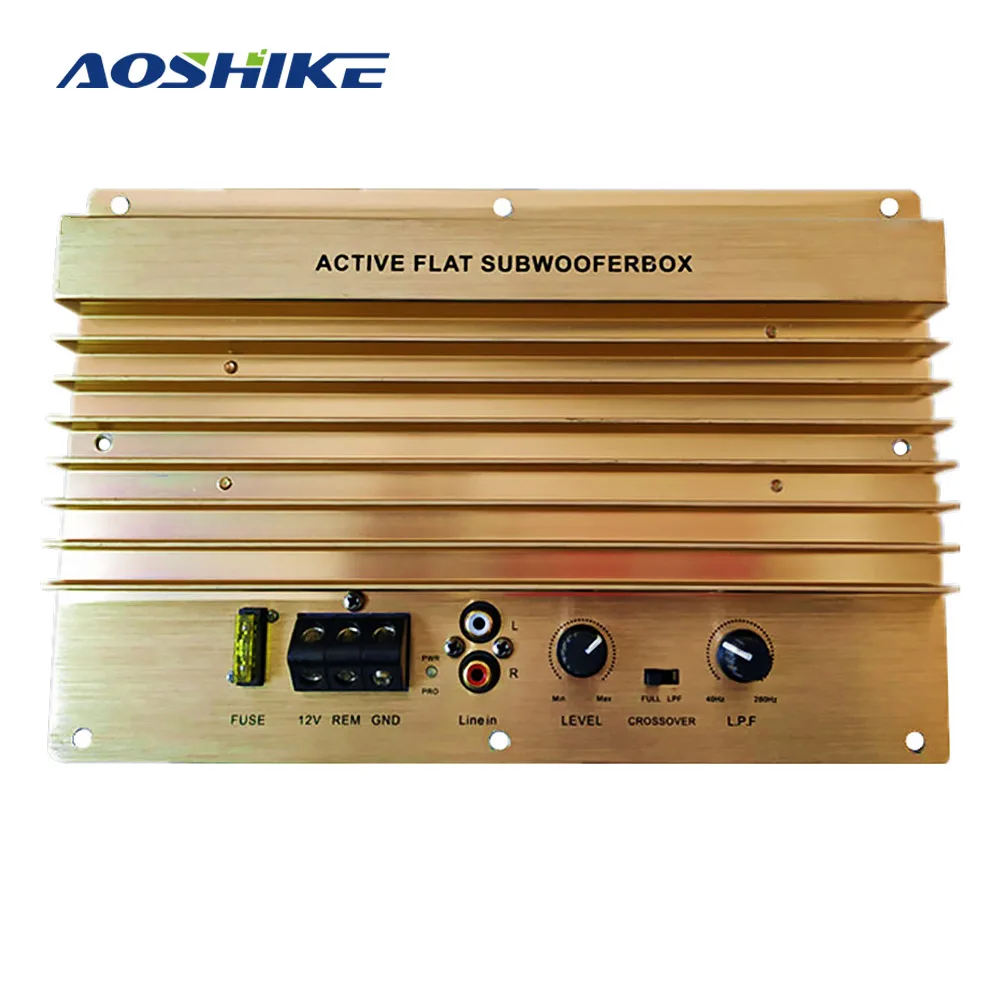 

AOSHIKE 12V 1000W Powerful Subwoofer 105dBA Mono Car Audio High Power Amplifier Amp Board Thermal Overload Protect Powerful