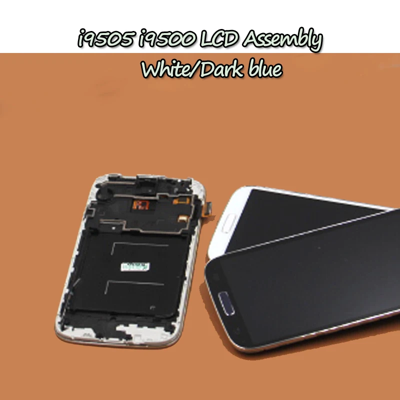 

White S4 I9505 LCD Screen For Samsung Galaxy s4 gt-i9500 i9505 LCD Display Touch Screen with Digitizer assembly with frame