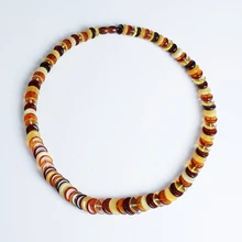 Authentic Baltic Sea Natural Amber Necklace Boulder Necklace Multi-Necklace Polish Origin Europe Back Multicolor Mixing Wild Authentic Baltic Sea Natural Amber Necklace Boulder Necklace Multi-Necklace Polish Origin Europe Back Multicolor Mixing Wild