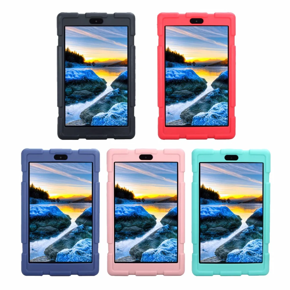 Shockproof Silicon Case for Amazon Kindle Fire HD 8 2017