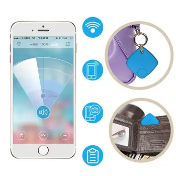 

New Wireless Bluetooth Smart Tag Tracker Child Bag Wallet pet Key Finder GPS Locator 2 Color Anti-lost alarm Reminder