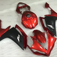 Для YAMAHA YZFR1 2007-2008 Кузов YZF1000 R1 07 кузова YZFR1 08 красный черные кузовные комплекты