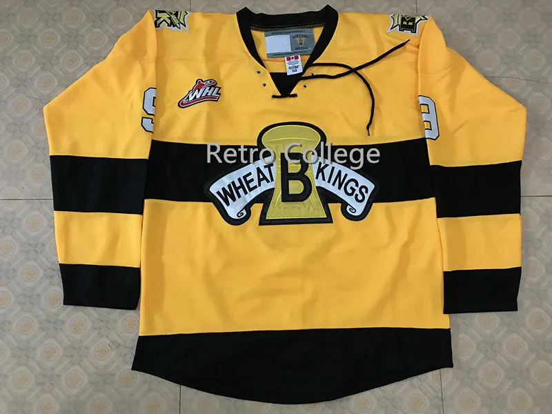 

Brandon Wheat Kings #9 Ivan provorov Mens Hockey Jersey Embroidery Stitched any number and name Jerseys