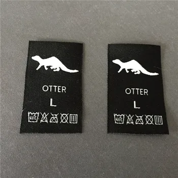 

Customized 75D High Definition Clothing Wash Care Labels Woven Labels