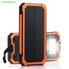 Power Green 15000 Mah Солнечная батарея Портативное зарядное устройство для мобильного телефона внешний блок питания для Телефоны LG