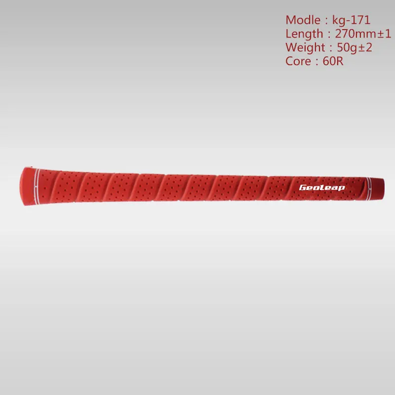 Стандартная ручка для гольфа, 4 цвета на выбор, материал TPE, ручки для клюшек для гольфа, 10 шт./лот - Цвет: Красный
