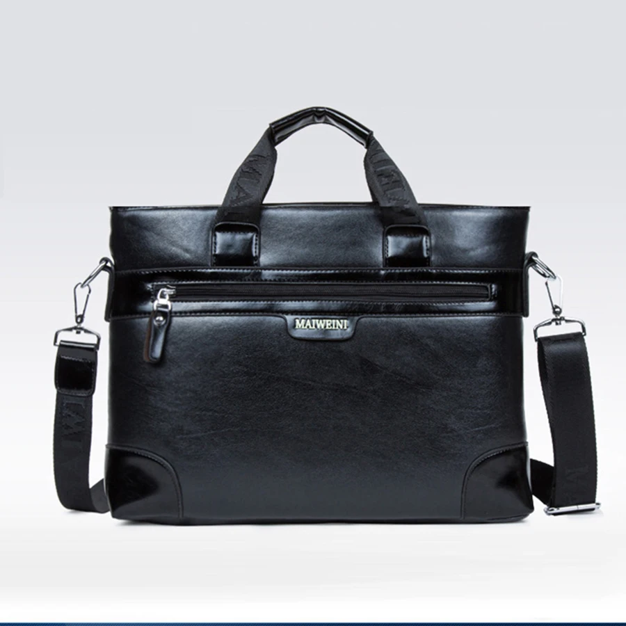 

Ipad PU Fashion Briefcase Male Messenger Bag Lawyer Work Business Bag Handbag Men Borsa Porta Abogado Computer Bag For Men 5GW16