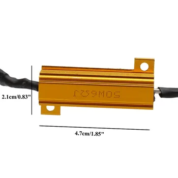 

2 x H8 H11 LED Headlight Load Resistor Flicker Decoders Warning Canceler Harness Drop Ship No22