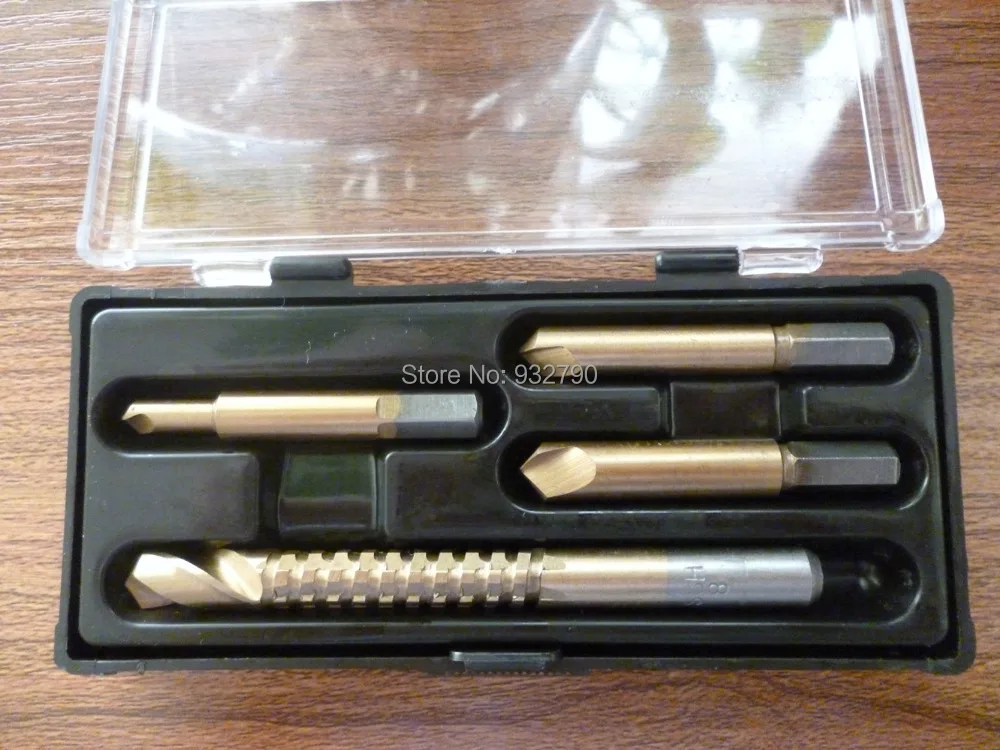 Buy New 3pc Screw Extractor Drill Bit Guide Set Kit
