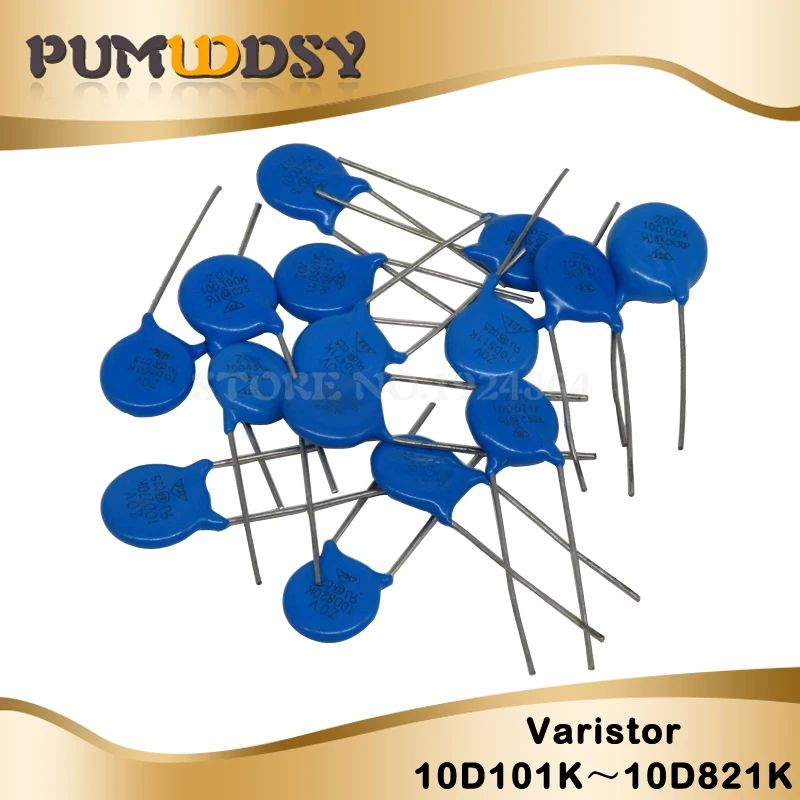 Piezoresistor Varistor Series 7D 10D 14D 7D151K 7D220K 10D101K 10D330K 14D471K 14D220K 7D431K 10D621K 10D561K Resistor 20PCS