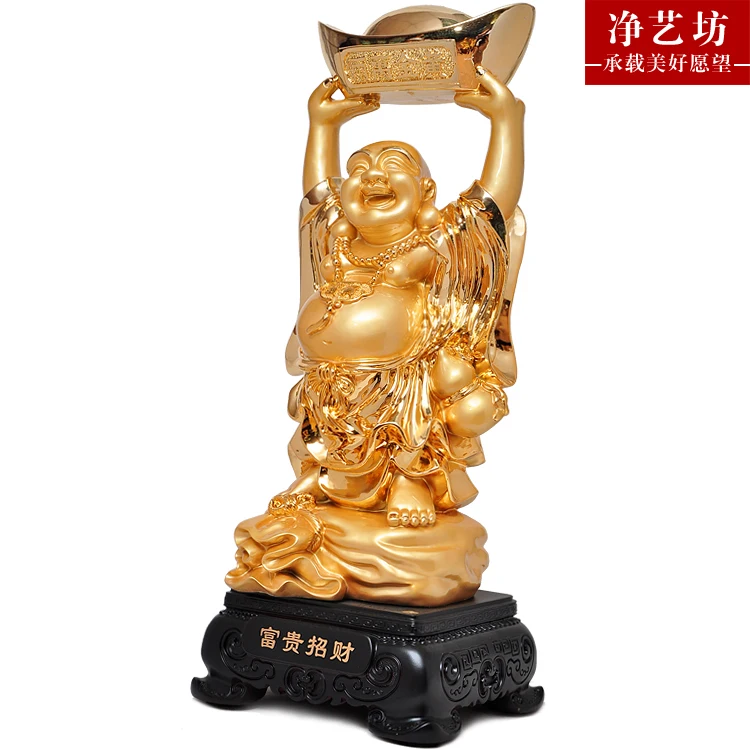 wealth maitreya buddha lucky lucky craft decoration housewarming