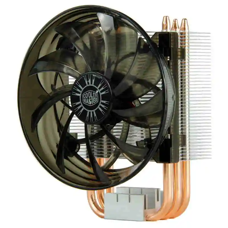 Cooler Master 3 Copper Heatpipes CPU cooler for Intel 775 115X AMD AM3 AM2 FM2 CPU radiator 120mm 3pin cooling CPU fan PC quiet