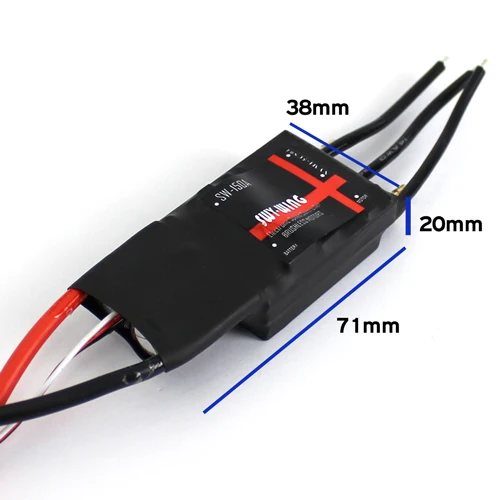 Бесщеточный двигатель SkyWing 150A WaterCool ESC 5A 5V BEC 3 6S для радиоуправляемой лодки|Детали