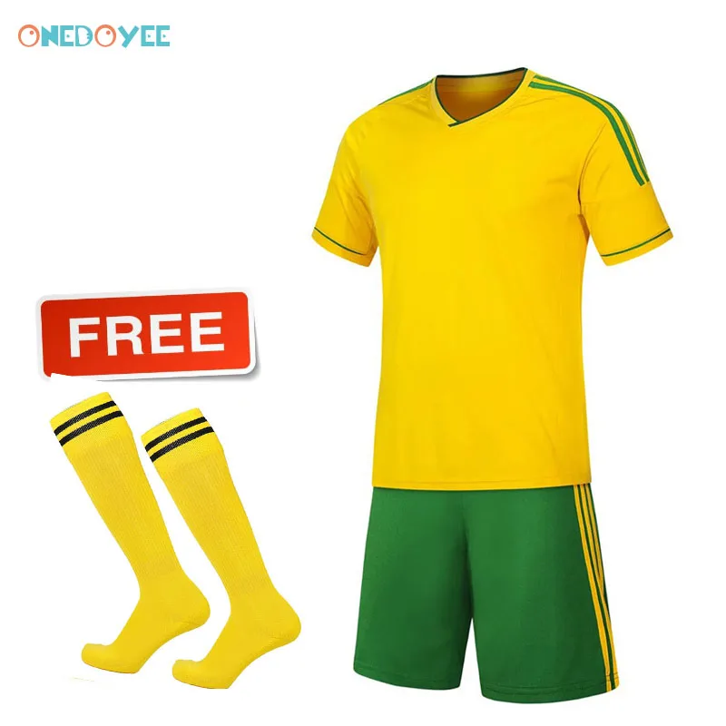 

Onedoyee New Boys Soccer Jerseys Sets Kids Custom Football Jerseys Soccer Uniforms Children Football Set Suit Team Jersey Shorts