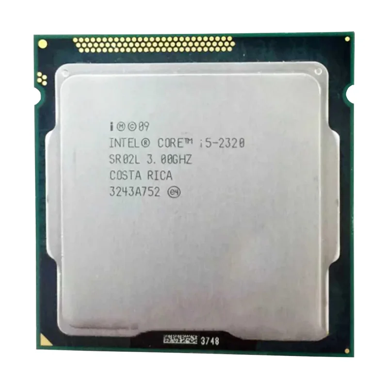 Intel core i5 2320/core2 i5 2320 cpu 3,3 ГГц/6 Мб кэш L3/четырехъядерный/TDP: 95 Вт/LGA1155 сокет имеет i5 2300/2400