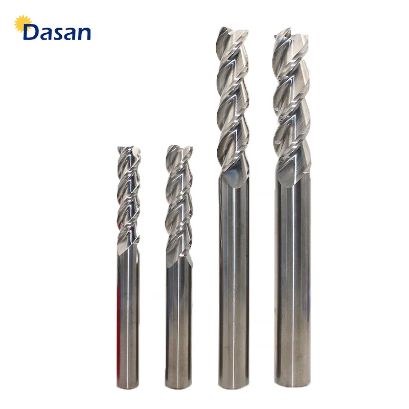 12mm*100mm Carbide End Mill Cutter For Aluminum CNC Miiling Cutter Drill HRC 50