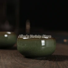 45 мл Большая скидка Gaiwan чайная кунг-фу чайная чашка китайская Longquan чайная чашка из селадона фарфоровая кофейная чашка керамические чашки