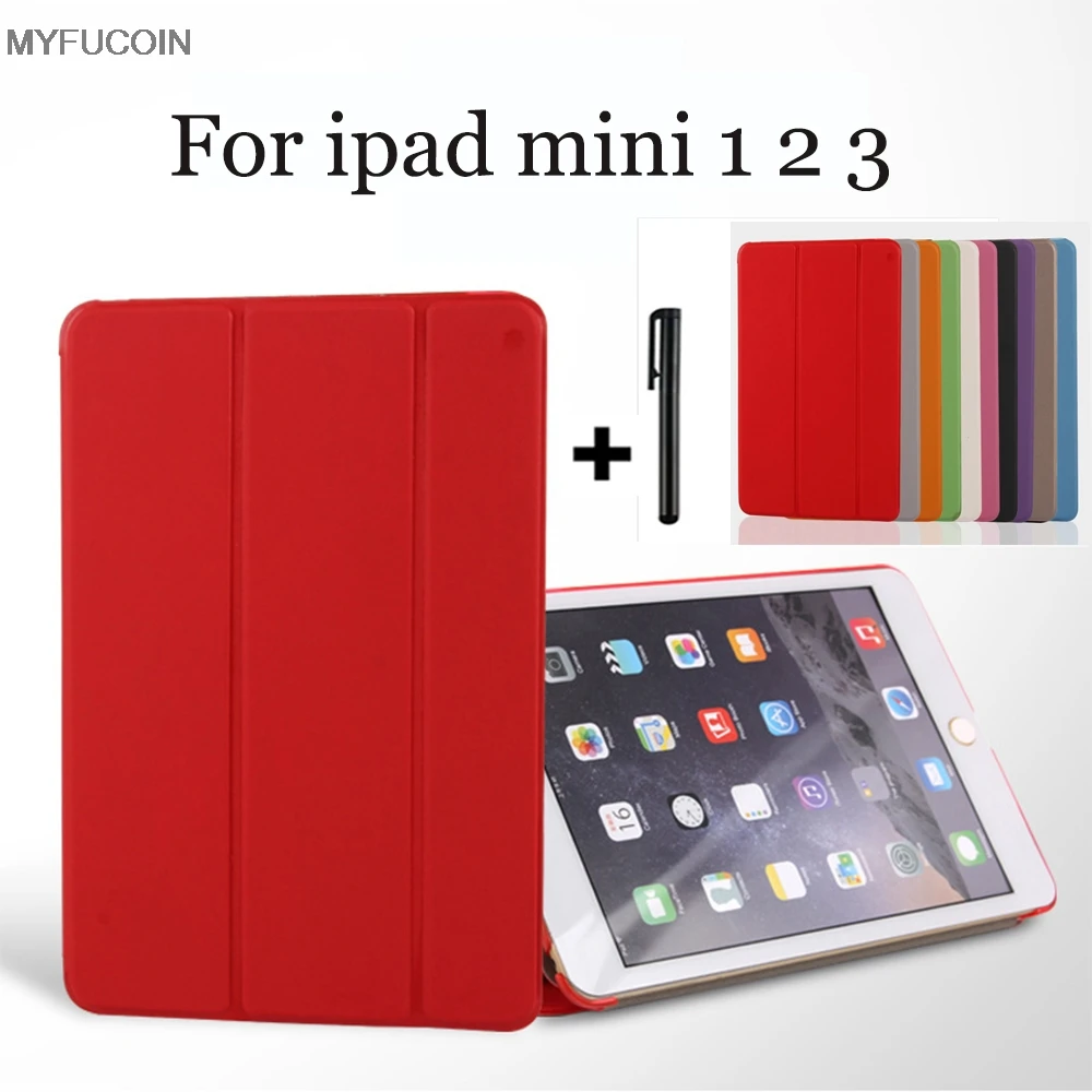 Для iPad Mini 2 3 оригинальная серия Wake Up Fold Стенд кожаный чехол Smart Cover протектор для
