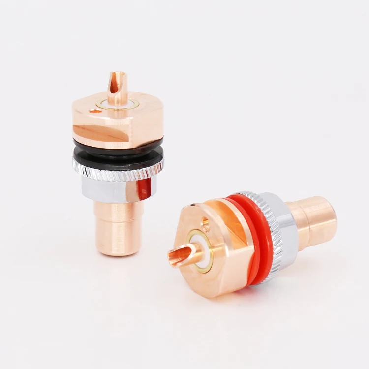 Hifi Viborg RC101 Чистая медь RCA разъем припоя гнездо|socket|socket rca |